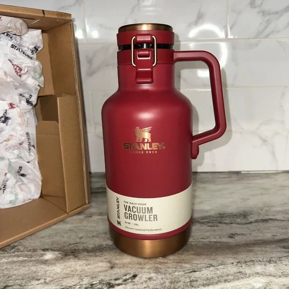 Stanley Stay Chill Growler Set 64oz Stackable Pints Hot Cold Gilded Pomegranate - Picture 3 of 16